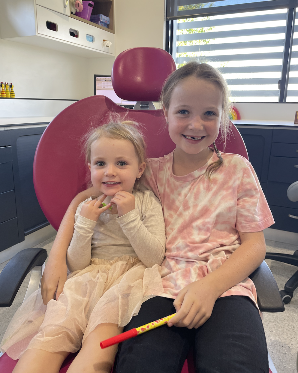 Inside our dental clinic with child patient dental chair along with other dental technologies